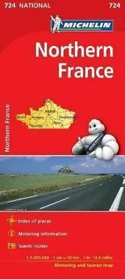 £4.94 • Buy Northern France Map 724 By Michelin