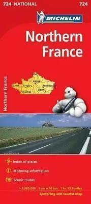 £4.94 • Buy Northern France Map 724 By Michelin