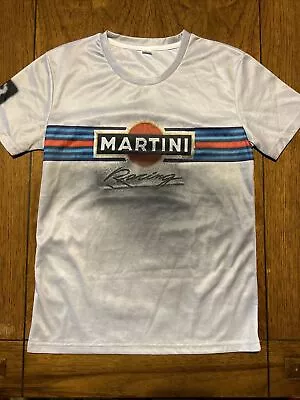 Martini Racing #8 Short Sleeve Shirt Medium M Gray • $8.99