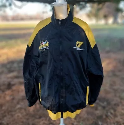  Checkered Flag Sports Nascar Kenseth #17  Black/Yellow Windbreaker Jacket XL • $24.95