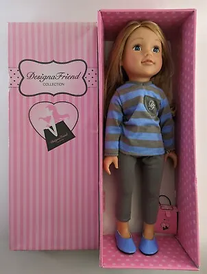 £19.99 • Buy Design A Friend Doll Blue Striped Top With Blue Shoes By Chad Valley