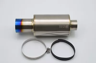 1320 Titanium Universal Mufflers N1 TI Exhaust Tip 3 Inch Inlet 4 Inch Outlet • $249.90