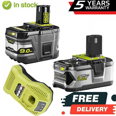 £20.93 • Buy 2 PACK For RYOBI P108 18V One+ Plus High Capacity Battery 18 Volt Lithium-Ion UK