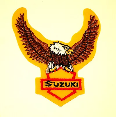 $12.99 • Buy Vintage SUZUKI Eagle Biker MotorCycle Jacket Patch New NOS 1970s