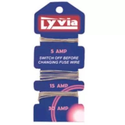 Fuse Wire Mixed Household Domestic Fusewire Card Set - 5 Amp / 15 Amp / 30 Amp • £4.19