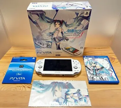PS Vita Hatsune Miku Limited Edition PCHJ-10002 Wi-Fi Crystal White Console/Box • $589