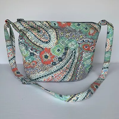 Vera Bradley Bucket Crossbody In Citrus Paisley - Lightly Used • $25