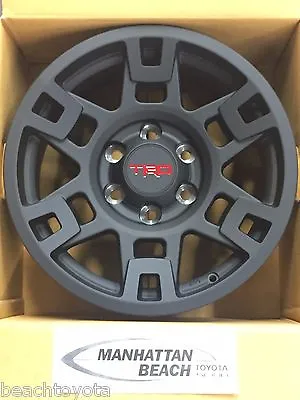 2007-2023 Tacoma Fj 4runner New Factory Trd 17  Alloy 6 Spoke Matte Black Wheel • $266.50