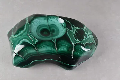 Malachite Ashtray Bowl Sphere Stand From Congo  15.1 Cm  # 16243 • $224.95