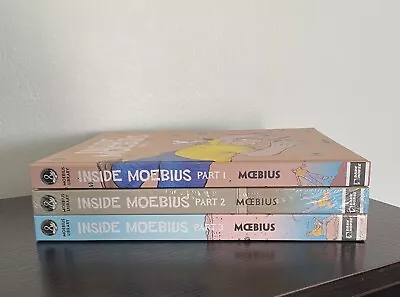 Inside Moebius By  Moebius  Parts 1-3 Set (DH Hardcovers) -two Books SEALED • $100