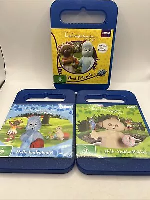 IN THE NIGHT GARDEN Childrens DVD Bundle Lot Iggle Piggle Upsy Daisy BBC Lot • £12.50