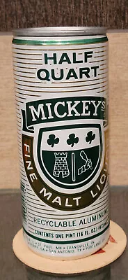 16 Ounce Bottom Open Aluminum Mickeys Ml Beer Can Heileman 11 City Empty • $3