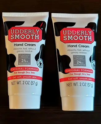 2pk Udderly Smooth Hand Cream Original Formula Moisturizer 2 Oz Ea Same-day Ship • $9.89