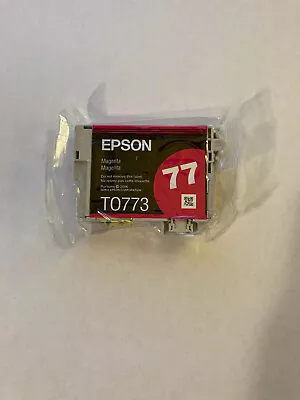 Genuine Epson T0773 77 Magenta Ink Cartridge - NEW SEALED • $12.99
