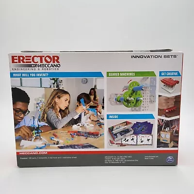 Meccano Innovation Erector Geared Robotic Machines Building STEAM STEM 19601 • $10.86