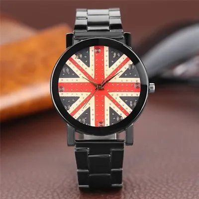 Kevin Brand Men's British Flag Union Jack Watch Free Ship New Britain UK  • £24.08