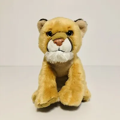 Wild Republic Mountain Lion Plush Soft Toy Realistic Sitting Stuffed Animal Cat • $9.99