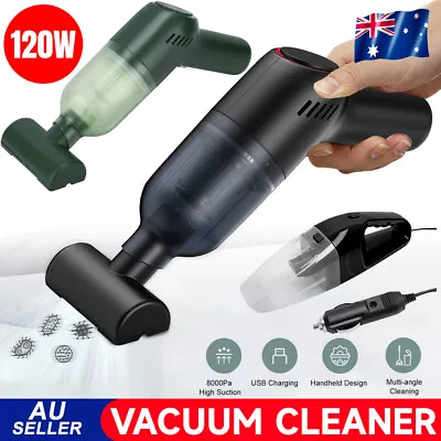 8000Pa Wireles Handheld Car Vacuum Cleaner Cordless Rechargeable Portable Duster • $20.45