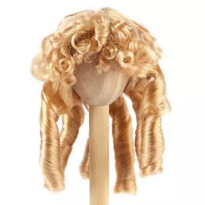 Light Peach Blonde Monique Synthetic Mohair Breanna 7 -8  Doll Wig • $10.49