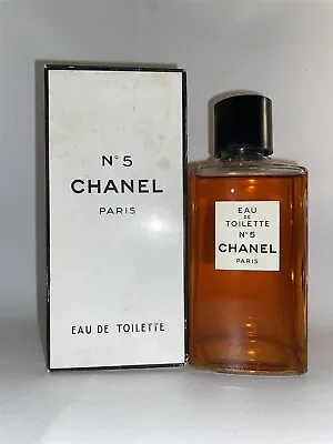 Chanel No 5 Perfume Eau De Toilette 8 Oz EDT 1970's Vintage Rare No 1304 Sealed  • $184.95