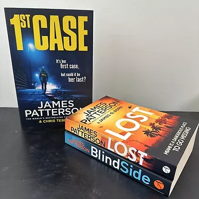 James Patterson 1st Case | Lost | Blind Side | 3 Paperback Book Bundle GC • $24