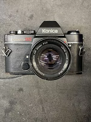 Konica Autoreflex TC 35mm Film Camera With Konica Hexanon AR 50mm F1.7 Lens • $39.99