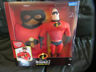 Mr. Incredible Super Set 13   Dress Up Mask Shirt Sz 4 - 6X Titan Hero • $24