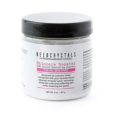 NeedCrystals Microdermabrasion Crystals 8 Oz. / 227 G. DIY Natural Face Scrub • $19.98