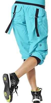 ZUMBA FITNESS Dance! CAPRI Cargos PANTS HIP HOP Convention HARRODS Sizes S M L • £66.58