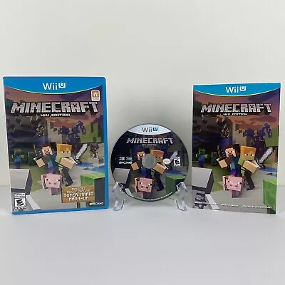 Minecraft: Wii U Edition (Nintendo Wii U 2016) COMPLETE CIB TESTED • $19.99