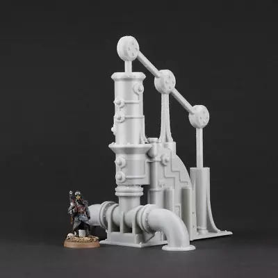 Water Pump Scatter Terrain Warhammer 40k Necromunda Kill Team Scenery Lot • £10.99