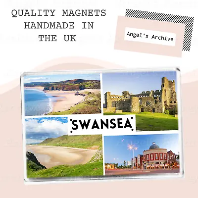 £3.29 • Buy Swansea ✳ Wales ✳ Souvenir Tourist ✳ Large Fridge Magnet ✳ Great Gift