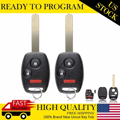 2 For Honda Pilot 2005 2006 2007 2008 Replacement Remote Car Keyless Key Fob • $17.05