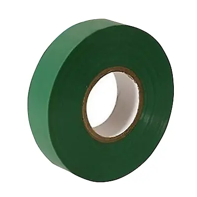 PVC Electrical Insulating Tape Flame Retardent Green 19mmx22m High Quality UK • £3.69