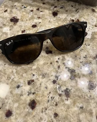 Ray Ban New Wayfarer Tortoise Polarized Sunglasses • $49.99