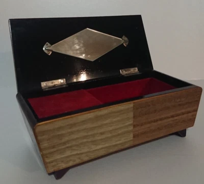 £7.99 • Buy Vintage Musical Wooden Jewellery Box