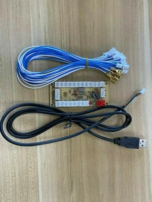 $9.95 • Buy Zero Delay Arcade USB Encoder PC To Joystick Button DIY Kit For MAME 4.8MM Kit