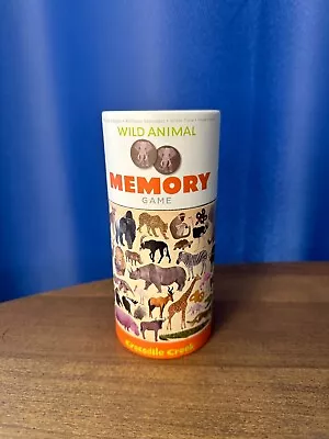 Wild Animal Memory Game - 72 Pieces (36 Pairs) - Ages 3 And Up - Crocodile Creek • $13