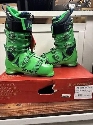 New In Box Atomic Hawx Ultra 130 S Mens Ski Boots Size 28.5 Clearance Price ! • $429.99