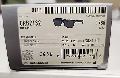 Ray-Ban Wayfarer RB2132 Unisex Sunglasses • $99.99