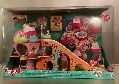 My Little Pony Ponyville Sweet Sundae Amusement Park NIB Lights And Sounds • $300