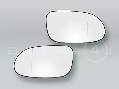 Heated Door Mirror Glass And Backing Plate PAIR Fits 1998-2002 MB CLK W208 • $49.90