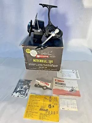 Garcia Mitchell 386 In Box Matches Correct Serial Number 140671 W/Accesories Ex+ • $165