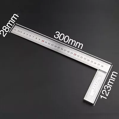 20/30cm Portable Multifuntional Triangle/L-Shape Square Ruler Measuring Tool  F • $8.99