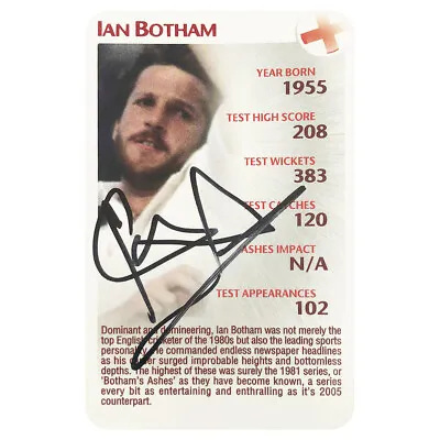 Signed Ian Botham Trading Card - England Cricket Icon +COA • £99.99