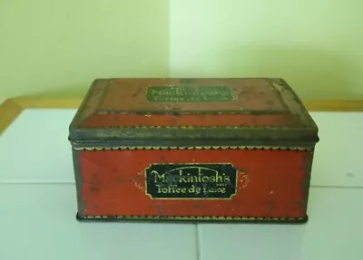 £14.95 • Buy Mackintosh's Week End Tin Of Toffee De Luxe Advertising Tin 1lb Size C1930s 