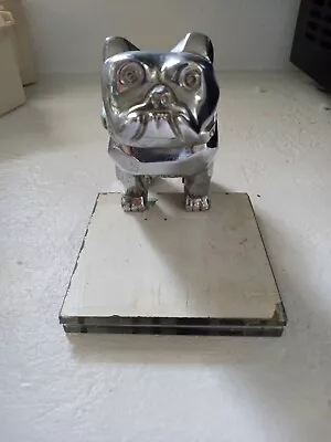 Vintage Mack Truck Chrome Bulldog Hood Ornament Dog Design Patent 87931 • $50