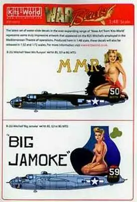 WARBIRD DECALS 1/48 B25J Meet Mrs Runyon Big Jamoke WBS148033 • $18.51