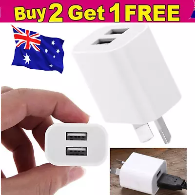 Dual USB Wall Charger Universal Port 5V  AC Power Adapter For Iphone Samsung Au • $7.50