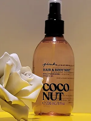  Pink COCONUT Hair & Body Mist Scent  8 Fl Oz By Victoria's Secret 😇 W/ Vit B5 • $18.75